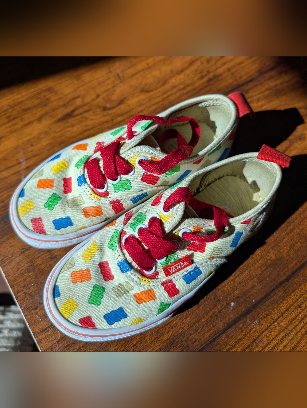 Vans Kids Canvas Gummy Bear Haribo Sneakers Size 12 Kids